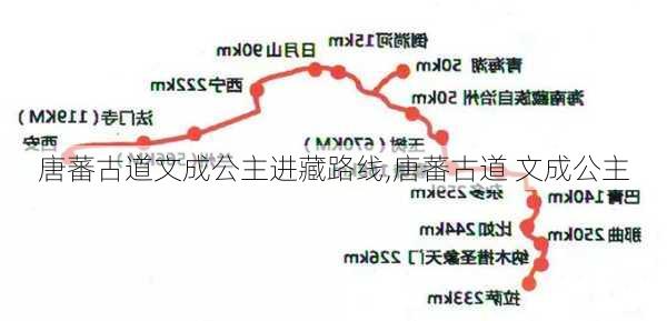 唐蕃古道文成公主进藏路线,唐蕃古道 文成公主