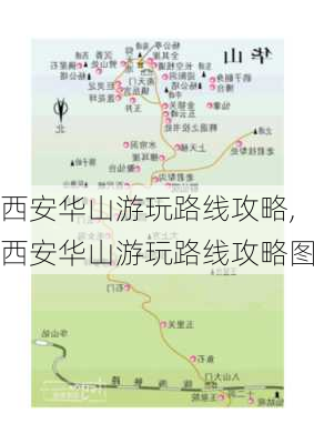 西安华山游玩路线攻略,西安华山游玩路线攻略图