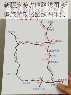 新疆旅游攻略路线图,新疆旅游攻略路线图手绘