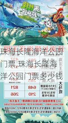 珠海长隆海洋公园门票,珠海长隆海洋公园门票多少钱