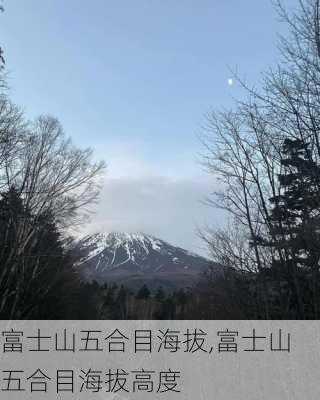 富士山五合目海拔,富士山五合目海拔高度