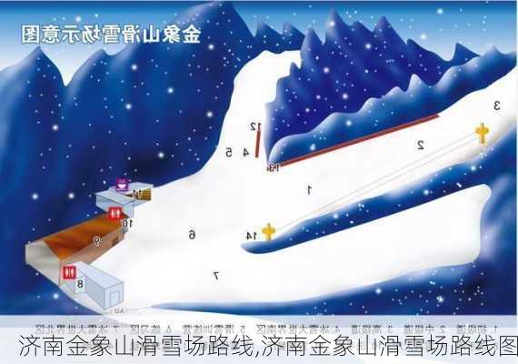 济南金象山滑雪场路线,济南金象山滑雪场路线图