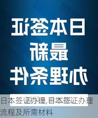 日本签证办理,日本签证办理流程及所需材料