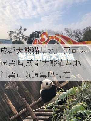 成都大熊猫基地门票可以退票吗,成都大熊猫基地门票可以退票吗现在