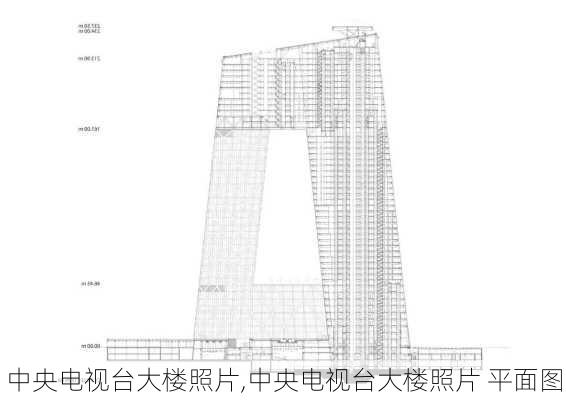 中央电视台大楼照片,中央电视台大楼照片 平面图