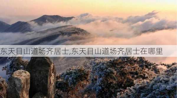 东天目山道场齐居士,东天目山道场齐居士在哪里