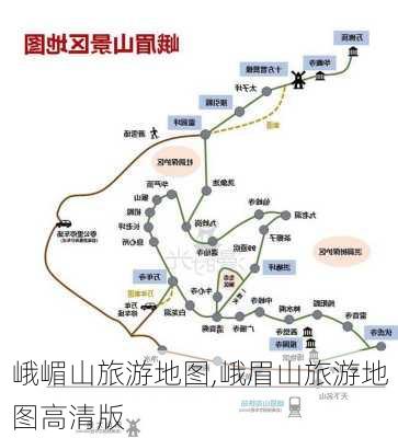 峨嵋山旅游地图,峨眉山旅游地图高清版