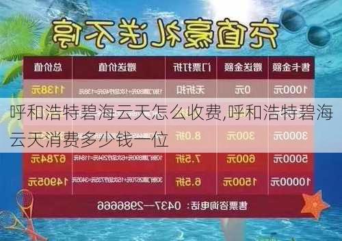 呼和浩特碧海云天怎么收费,呼和浩特碧海云天消费多少钱一位