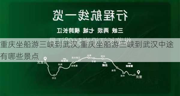 重庆坐船游三峡到武汉,重庆坐船游三峡到武汉中途有哪些景点