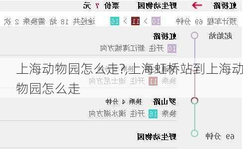上海动物园怎么走?,上海虹桥站到上海动物园怎么走