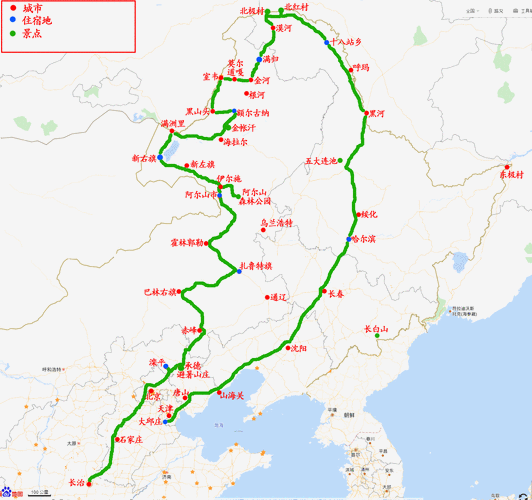 东三省旅游路线图攻略自驾游,东三省旅游路线图攻略自驾游