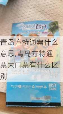 青岛方特通票什么意思,青岛方特通票大门票有什么区别