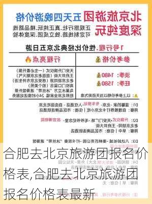 合肥去北京旅游团报名价格表,合肥去北京旅游团报名价格表最新