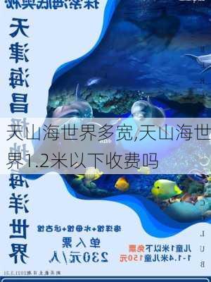 天山海世界多宽,天山海世界1.2米以下收费吗