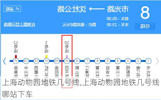 上海动物园地铁几号线,上海动物园地铁几号线哪站下车