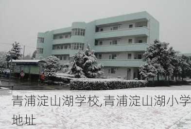 青浦淀山湖学校,青浦淀山湖小学地址