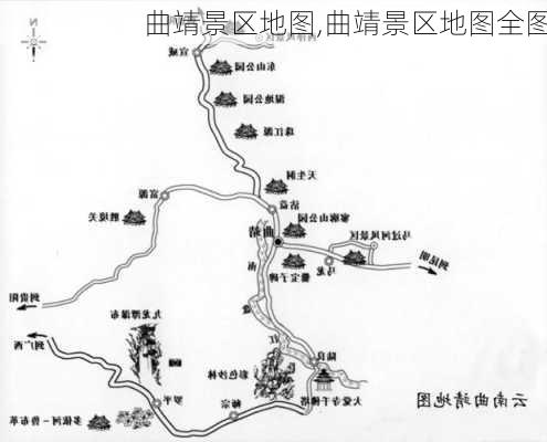 曲靖景区地图,曲靖景区地图全图