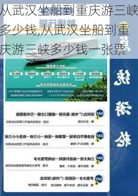 从武汉坐船到重庆游三峡多少钱,从武汉坐船到重庆游三峡多少钱一张票