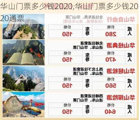 华山门票多少钱2020,华山门票多少钱2020通票