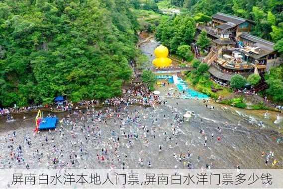 屏南白水洋本地人门票,屏南白水洋门票多少钱