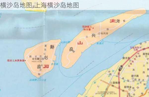 横沙岛地图,上海横沙岛地图