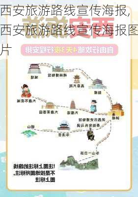 西安旅游路线宣传海报,西安旅游路线宣传海报图片