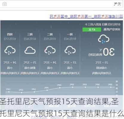 圣托里尼天气预报15天查询结果,圣托里尼天气预报15天查询结果是什么