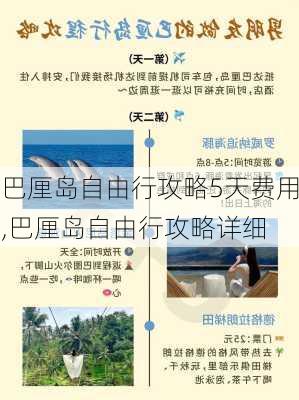 巴厘岛自由行攻略5天费用,巴厘岛自由行攻略详细