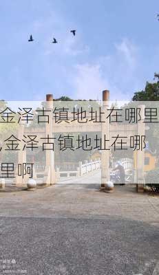 金泽古镇地址在哪里,金泽古镇地址在哪里啊