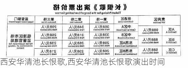 西安华清池长恨歌,西安华清池长恨歌演出时间