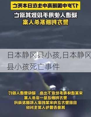 日本静冈县小孩,日本静冈县小孩死亡事件