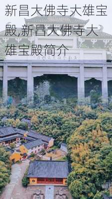 新昌大佛寺大雄宝殿,新昌大佛寺大雄宝殿简介