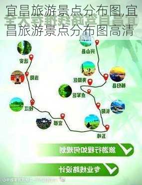 宜昌旅游景点分布图,宜昌旅游景点分布图高清