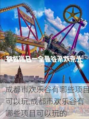 成都市欢乐谷有哪些项目可以玩,成都市欢乐谷有哪些项目可以玩的